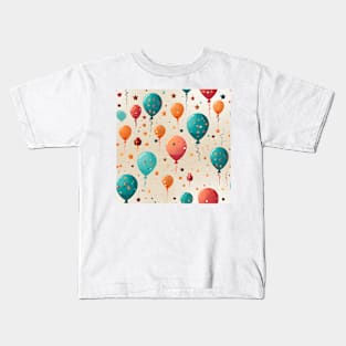 Happy Birthday Party Celebration Pattern 2 Kids T-Shirt